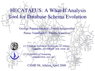 HECATAEUS: A What-If Analysis Tool for Database Schema Evolution