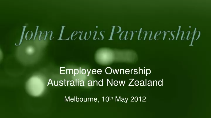 employee ownership australia and new zealand