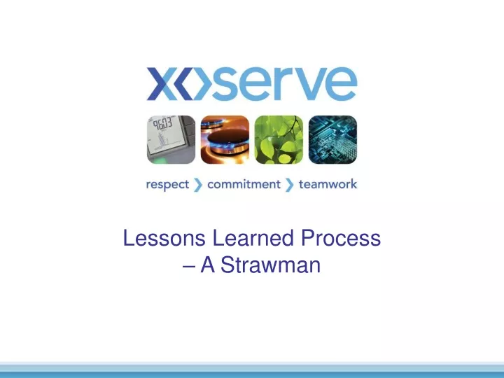 lessons learned process a strawman