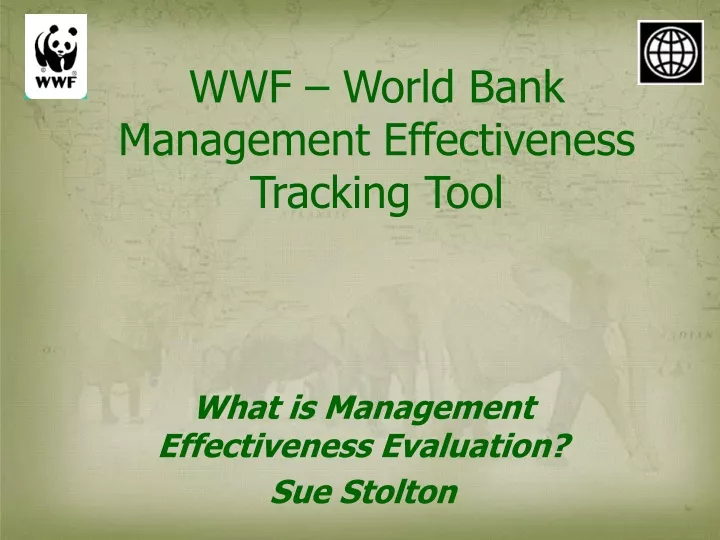 wwf world bank management effectiveness tracking tool