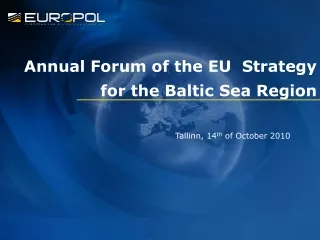 Annual Forum of the EU  Strategy for the Baltic Sea Region