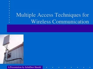 Multiple Access Techniques for Wireless Communication