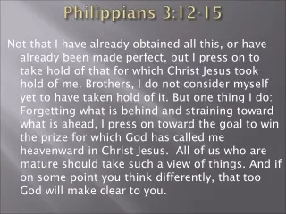 Philippians 3:12-15