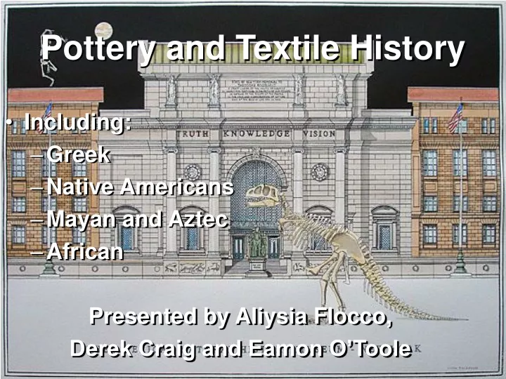 pottery and textile history