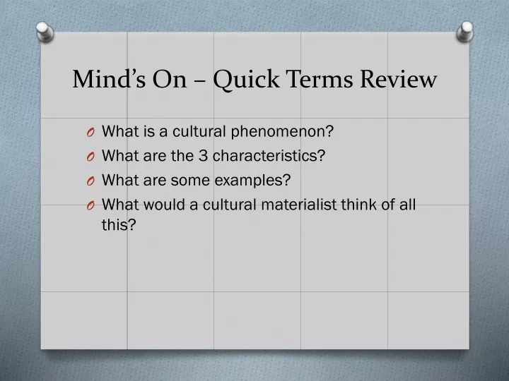 mind s on quick terms review