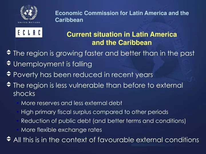 economic commission for latin america