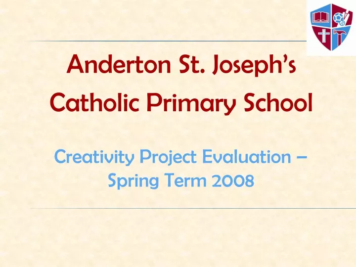 anderton st joseph s catholic primary school