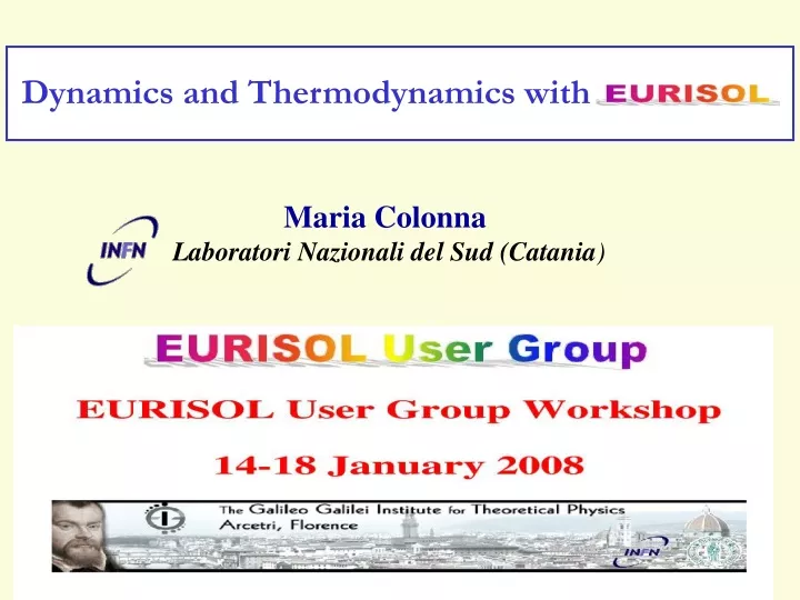 dynamics and thermodynamics with