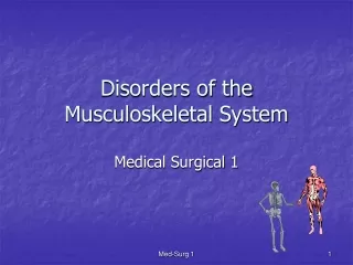 Disorders of the Musculoskeletal System