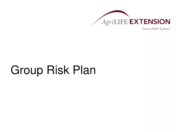 group risk plan