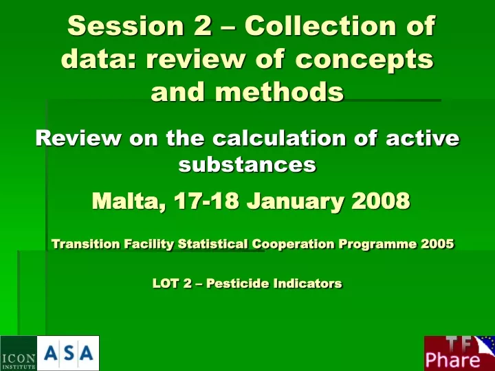 session 2 collection of data review of concepts