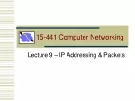 15-441 Computer Networking - slide 1