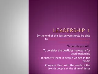 Leadership 1