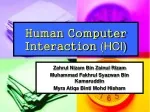 PPT - Human-Computer Interaction Introduction to HCI PowerPoint ...
