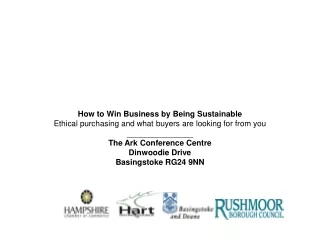 How to Win Business by Being Sustainable