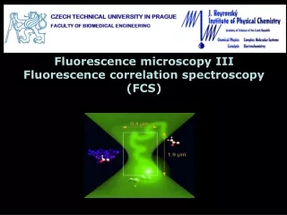 Fluorescence microscopy III Fluorescence correlation spectroscopy (FCS)