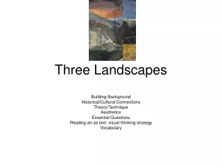 Three Landscapes