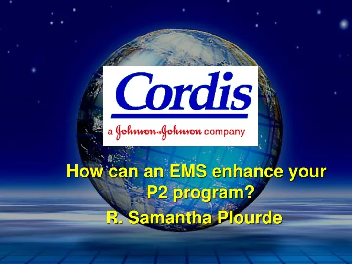 how can an ems enhance your p2 program r samantha