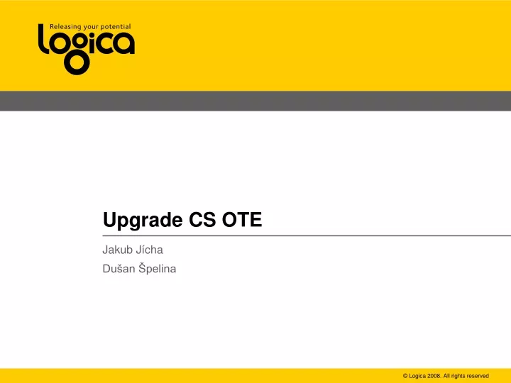 upgrade cs ote