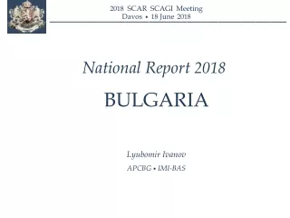 National Report  2018
