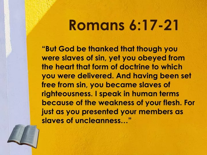 romans 6 17 21