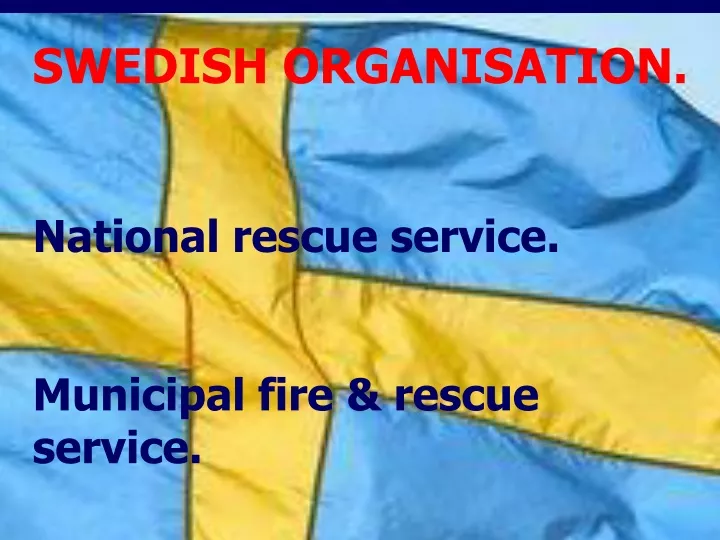 swedish organisation national rescue service