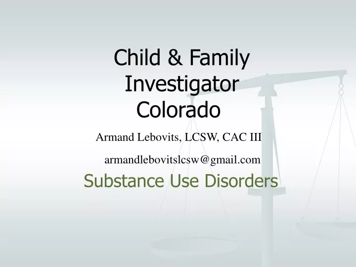 child family investigator colorado