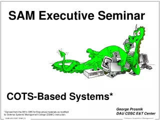 COTS-Based Systems*
