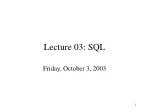 Database Management Project Phases and SQL Queries - slide 1