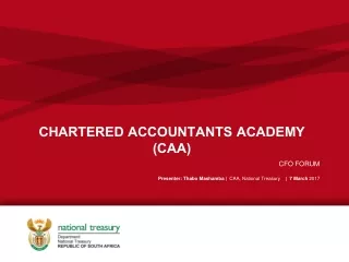 CHARTERED ACCOUNTANTS ACADEMY (CAA)