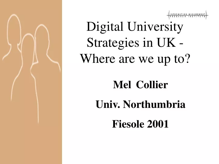 digital university strategies in uk where are we up to