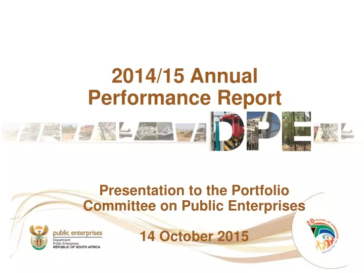 2014 15 annual performance report