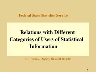 Federal State Statistics Service