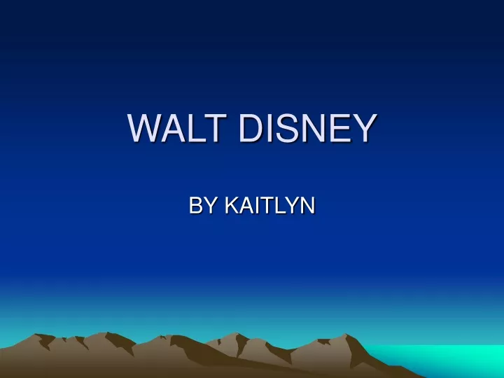 walt disney