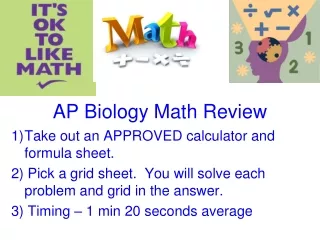 AP Biology Math Review