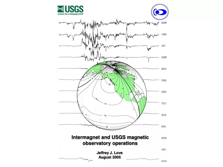 intermagnet and usgs magnetic observatory