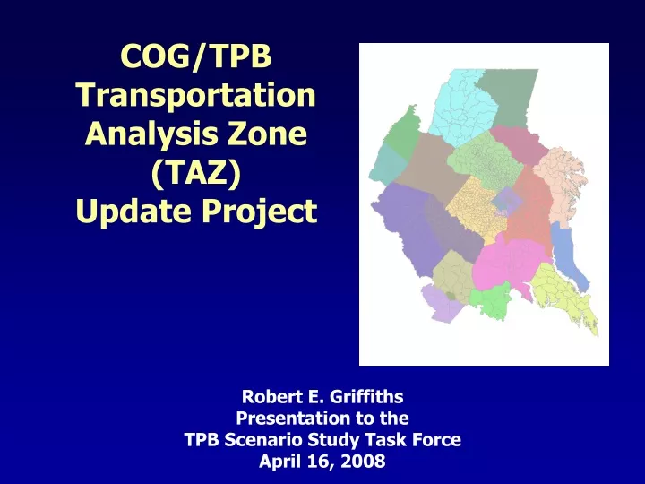 cog tpb transportation analysis zone taz update project