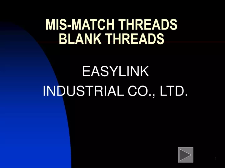 mis match threads blank threads