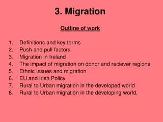 3. Migration