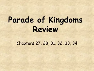 Parade of Kingdoms Review