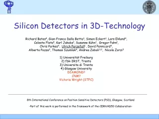 Silicon Detectors in 3D-Technology