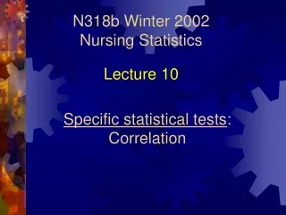 N318b Winter 2002  Nursing Statistics