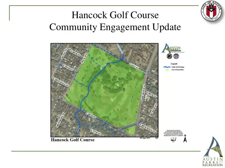 hancock golf course community engagement update