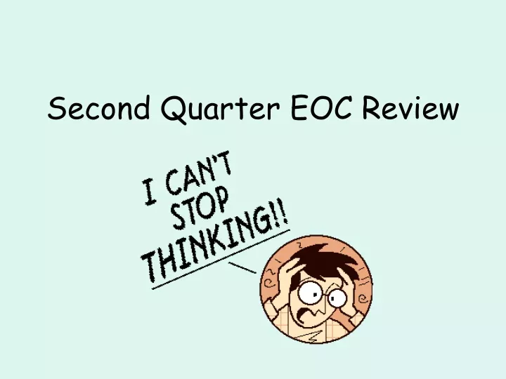 second quarter eoc review