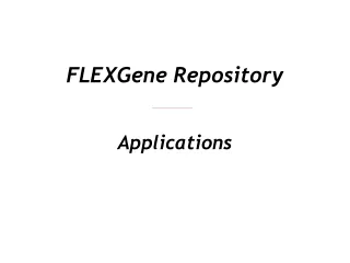 FLEXGene Repository