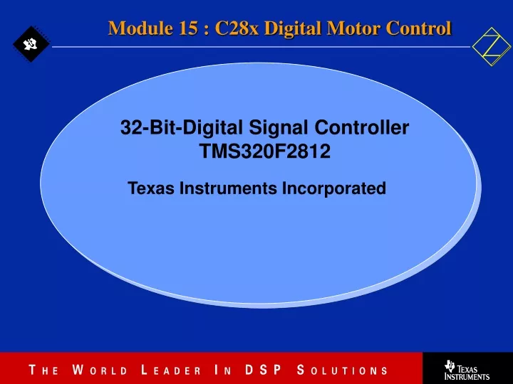 module 15 c28x digital motor control