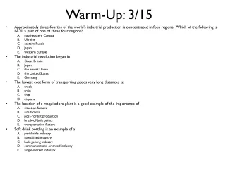 Warm-Up: 3/15