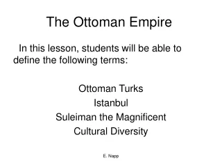 The Ottoman Empire