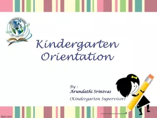 Kindergarten Orientation