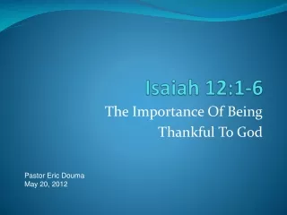 Isaiah 12:1-6